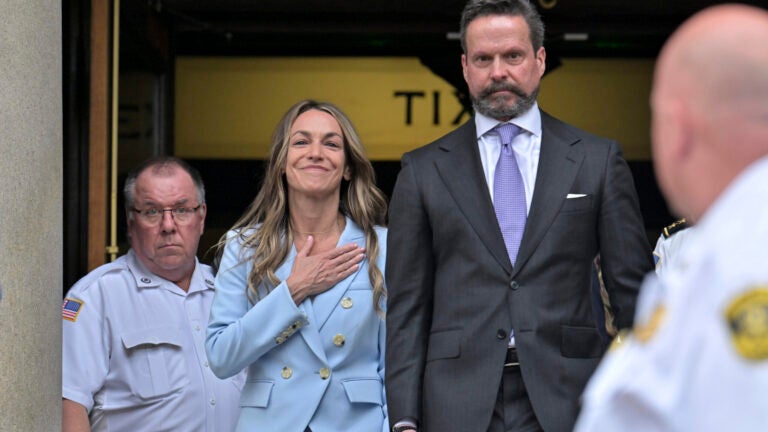 Karen Read leaves the courthouse after she was found not guilty of second-degree murder on Wednesday, June 18, 2025, in Dedham, Mass.