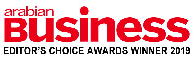 Arabian business Editors Choice Awards Winner 2019